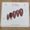 Press-On Nails Simplissime rose vue de face