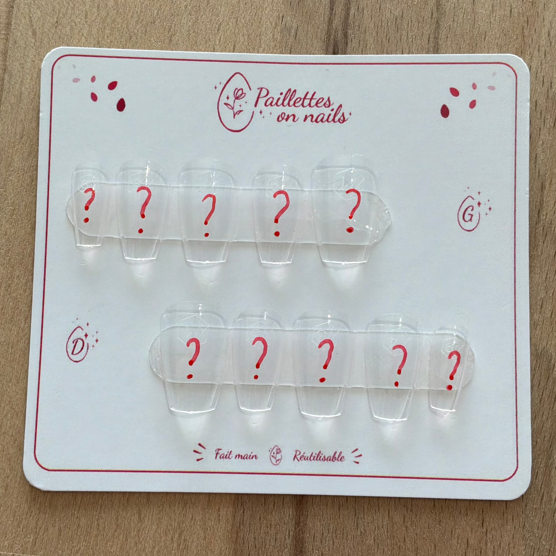Set de Press-On Nails Personnalisé